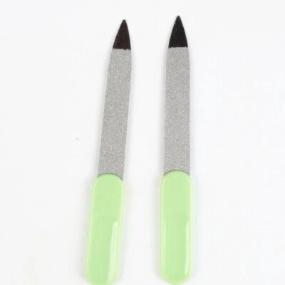 Double Sided Nail Files Manicure Pedicure Grooming Remover Colorful Strong Edge - Image 1 of 4