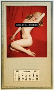 Marilyn Monroe Calendar 1953 Tom Kelly Golden Dreams Litho Rare Champion NM - Picture 1 of 4