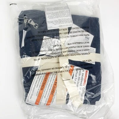 Pottery Barn Kids Twill ANYWHERE Slipcover BEANBAG COVER Navy Blue 31" Did - Image 1 of 4