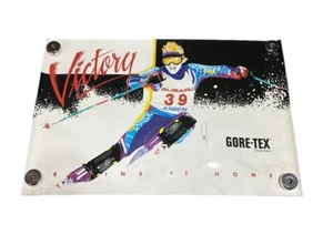 Vintage 1991 US Olympic Ski Team VICTORY 36”x24” Poster ASPEN COLORADO Gore•Tex - Picture 1 of 7