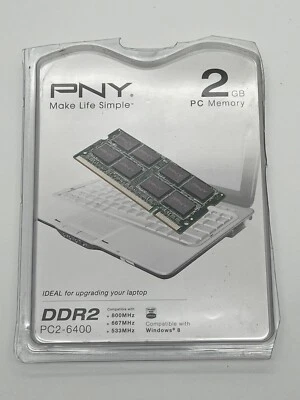 PNY 2 GB PC Memory - DDR2 PC2-6400 - FREE SHIP - Image 1 of 3