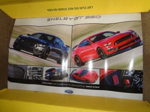 FORD MUSTANG SHELBY GT 350 POSTER - NEW! ORIGINAL 36 X 24 INCHES - Picture 1 of 5