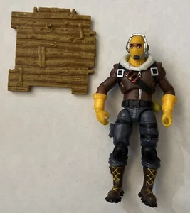 FORTNITE RAPTOR Jazwares 2018 Solo Mode 4" Action Figure With Floor/Stand! LOOK! - Picture 1 of 5