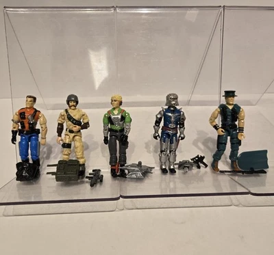 老式孩之宝特种部队 5 件套 Muskrat Ambush Mercer Psyche 眼镜蛇指挥官 — 第 1/4 张图片