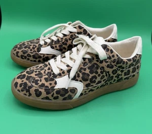 Blowfish Malibu Women's Tastic Lace Up Sneaker Leopard 7.5M Excellent Condition - Picture 1 of 10