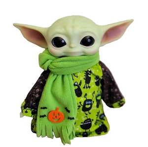 Monstruos de Halloween 2 piezas. Conjunto de traje y bufanda para muñecas Mattel Child Grogu Yoda de 11" - Imagen 1 de 6