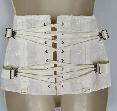 Corsé Médico Vintage Años 60 Camp Modelo 192 Blanco Floral Talla 36 Foto 1 de 4