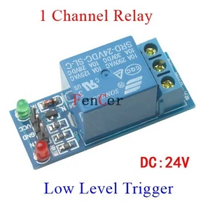 24V 1 Channel Relay Module Low Level Trigger Relay Expansion Board - Picture 1 of 1