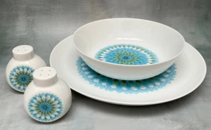 Noritake BAHAMA Serving Set Platter Bowl Salt & Pepper Younger Image MINT!!! - Picture 1 of 3