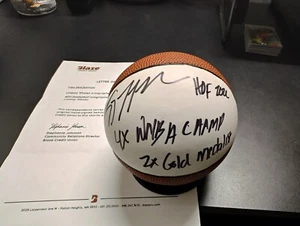 Lindsay Whalen Signed Autographed Mini Basketball Minnesota Lynx Gophers HOF - Picture 1 of 7