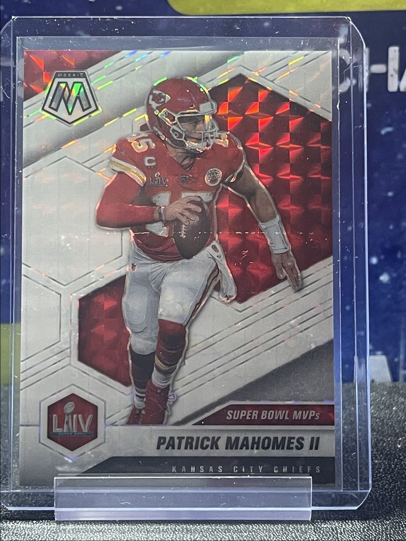 2021 Mosaic White Prizm Patrick Mahomes II /25 WHC53