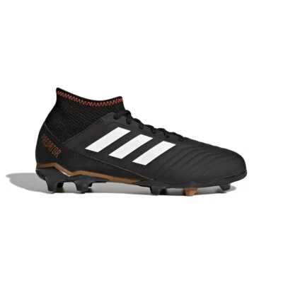 Adidas,4, Predator 18.3 FG Firm Ground Cleats Soccer (4,Black/Bronze) - Image 1 of 4