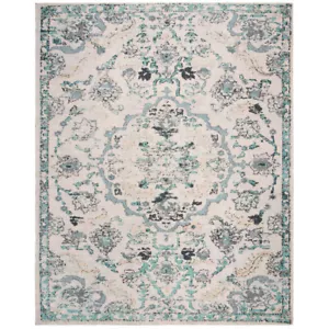 SAFAVIEH Classic Vintage CLV102F Grey / Turquoise Rug - Picture 1 of 13