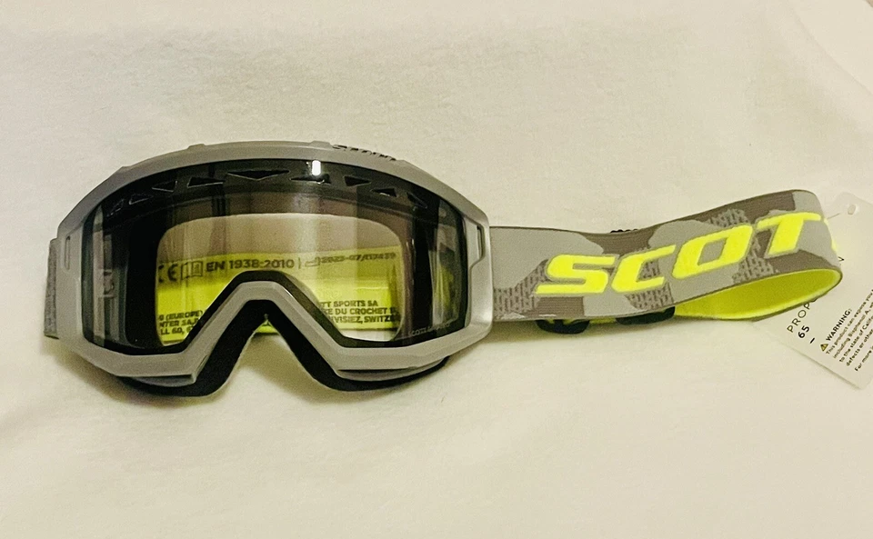 Gafas Scott USA Primal Gris/Amarillo Neón, Lente Transparente Adulto.   CR YZ KX RM KTM Foto 1 de 1