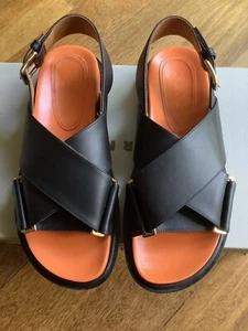 marni black fussbett sandals size 36/6 AU - Picture 1 of 14