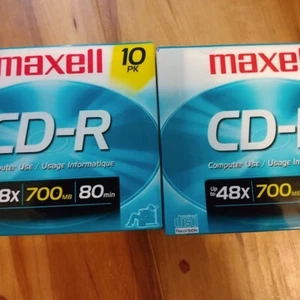 Maxell CD-R. 2 X 10 Pack, Up To 48X / 700 MB / 80 Min - Picture 1 of 1