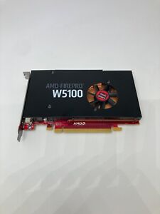 AMD FirePro W5100 4-Port DP 4GB GDDR5 Video Graphics Card Tested Working!!