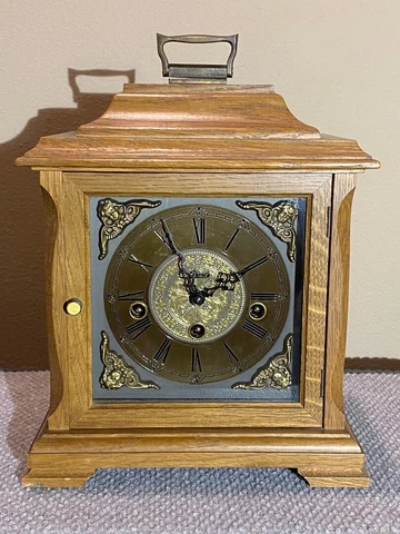 Mantel CLock Franz Hermle Movement  Jewel Germany Cover