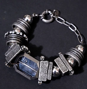 ALL SAINTS WOMENS BRACELET BANGLE CUFF INDUSTRIAL VINTAGE BOHEMIAN RARE STUNNING - Picture 1 of 19