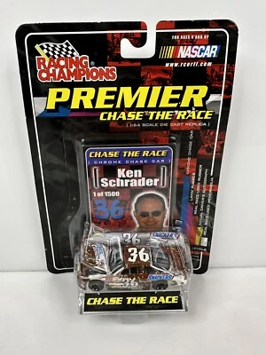 Rare Racing Champions Premier Chase The Race Ken Schrader #36 Chrome 1/1500 - Image 1 of 4