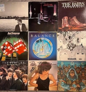 Vintage Rock n Roll Vinyl Records LP's Various Artist Qty Discount Free Shipping - Picture 1 of 255