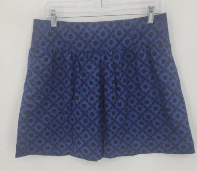 Falda Fossil Mujer Mediana Azul Negro Estampado Línea A Plisada Boho Romántica Foto 1 de 4