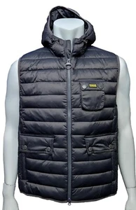 BARBOUR INTERNATIONAL Mens Ouston Lightly Quilted Grey Jacket Size M MRRP £149 - Picture 1 of 15
