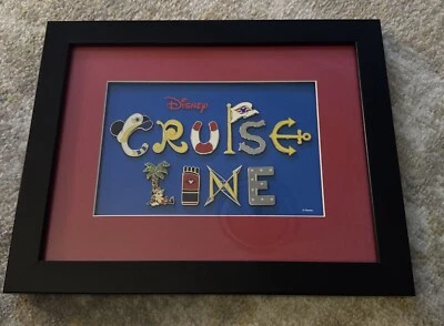 DCL Disney Cruise Line Cartas de Personaje de Mickey Mouse 2011 Juego de Prendedores Enmarcados Difícil de Encontrar Foto 1 de 3