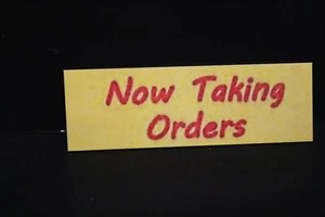 DOLLS HOUSE ( = METAL SIGN = TAKING ORDERS - Picture 1 of 1