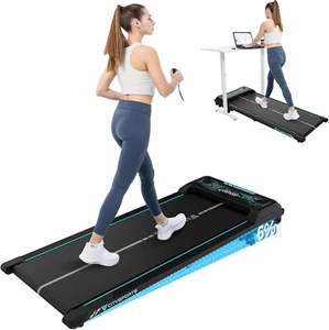 Laufband Elektrisches Walking Pad, Bluetooth-Musik, LED-Anzeige, 1-6KM/H, 110KG - Bild 1 von 12