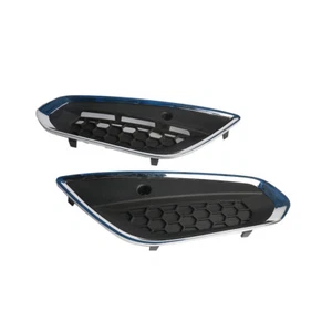 2X Front Lower Bumper Grilles Cover +Parking Assistance Hole For Volvo S60 2013 - Imagen 1 de 4