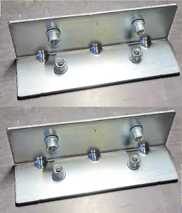 2 Ikea Base Support Border/ Corner Fittings Steel Friheten/Holmsund PART# 152124 - Picture 1 of 2