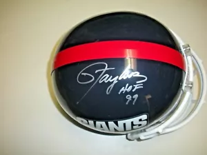 LAWRENCE TAYLOR NY GIANTS HOF 99 PSA/DNA/COA SIGNED FULL SIZE REPLICA HELMET - Picture 1 of 4