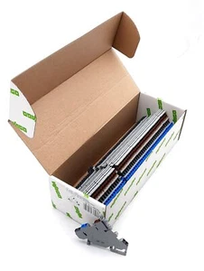 Lot of 50 Wago 280-560 Terminal Block, 3-Conductor, 3-Level, 400V 20A, DIN Rail - Picture 1 of 5