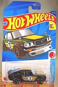 2022 Hot Wheels #143 HW J-Imports 5/10 MAZDA RX-3 schwarz mit schwarzen MC5 Speichenrädern - Bild 1 von 5