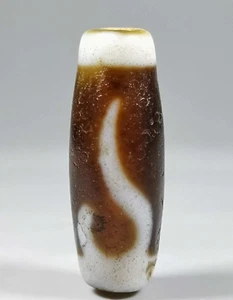 Tibetan Nepalese Himalayan Ancient Old Dzi Ruyi Talisman Beads玛瑙如意天珠 - Picture 1 of 9