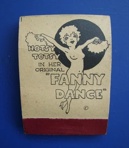 1920’s Hotsy Totsy in Her Original Fanny The Fan Dance Risqué Novelty Flip Book - Picture 1 of 14