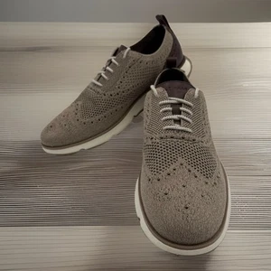 Zapatos informales Cole Haan para hombre 4ZG Stitchlite cuero Oxford 11M beige mortero abejard - Imagen 1 de 9