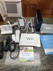 Nintendo Wii RVL-001 (USA) Console Bundle Complete-Tested And Works-Look At Pics - Picture 1 of 12