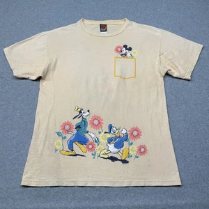 Camisa De Colección Disney Mickey Unlimited Para Mujer Grande Goofy Pato Donald Flores Años 90 - Imagen 1 de 16