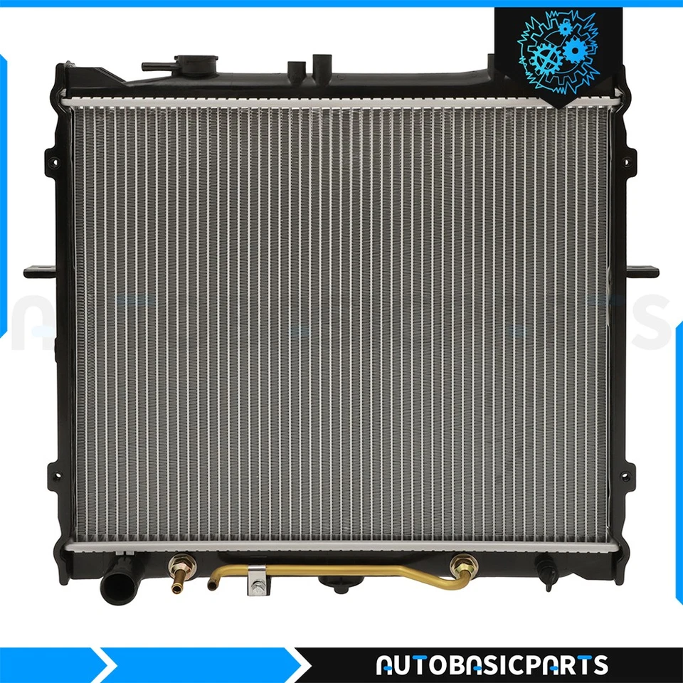 Radiador de aluminio negro o plateado 2057 para Kia Sportage 1995-2002 2,0 L Foto 1 de 4