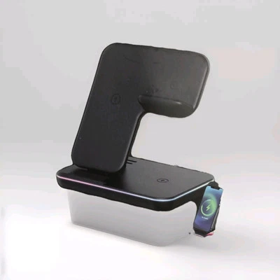 Titan 3 in 1 RGB Color Changing Wireless Charging Pad & Phone Stand - Image 1 of 2