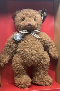 De Colección Gund 1987 Edición Limitada Coleccionista Oso de Peluche Marrón Gris Caja Etiquetas 9" - Imagen 1 de 10