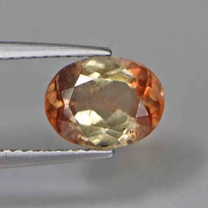 1.89 Cts RARE DOUBLE TONE_100% Natural Unheated Bi-Color Andalusite_Brazil Gems - Foto 1 di 5