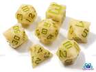 Oops! Moldy Cheese | Spoiled Dice, Rotten Olive Green, White-Light Yellow w