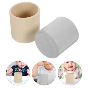 2pcs Silicone Drinking Cups Trainer Cup Water Cup for Baby Toddlers Kids - Picture 1 of 12