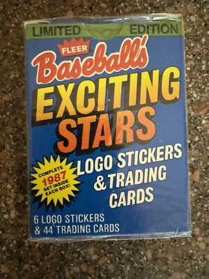 1987 Fleer Baseball's Exciting Stars Box 120420MLCD2 - Image 1 of 3