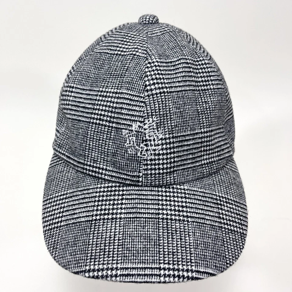 CA4LA Keith Haring Adjustable Strapback Hat Cap Glen Check Plaid Dog Japan Rare - Image 1 of 4