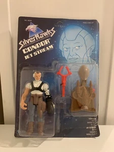 1987 Kenner SilverHawks Condor Jet Stream MOSC MOC Unpunched Investigator P.I. - Picture 1 of 6