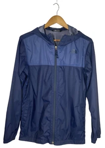 The North Face Dryvent Boy's Size XL Blue Hodded Rain Windbreaker Jacket - Picture 1 of 9